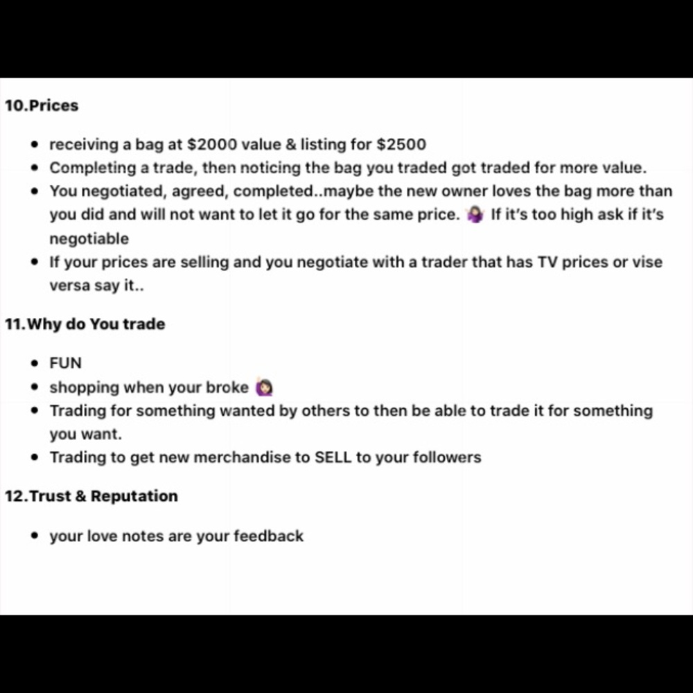 TRADING AND SCAMMER INFORMATION DOโs & DONTS - Picture 7 of 12